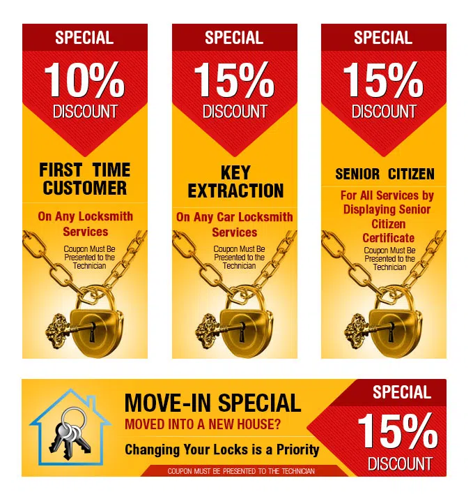 Laurel Lock And Locksmith Laurel, MD 410-246-6593 - coupon-1-set-four